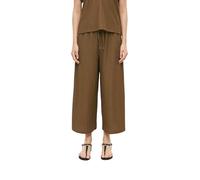 s.Oliver Damen Culotte aus Crêpejersey Braun Größe 38