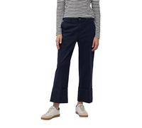 Baumwoll-Culotte mit Bügelfalte und fixiertem Umschlag 34 blau 2168880.5959.34