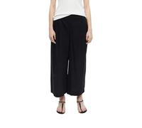Culotte mit Bundfalten und Extra Wide Leg 44 schwarz 2179170.9999.44