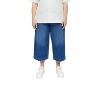 Culotte-Jeans / Relaxed Fit / High Rise / Wide Leg / im Leinenmix 54 blau 2182983.55Y2.54