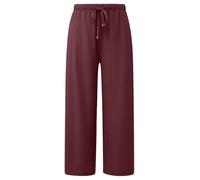 s.Oliver Red Label - Marlenehose mit Tunnelzug rot - Gr. - 46