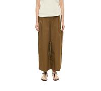 Leichte Culotte aus Popeline mit Falten 40 braun 2179383.8918.40