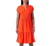 s.Oliver Damen Damen Stufenkleid mit Flammgarnstruktur