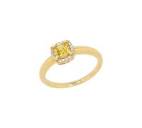 s.Oliver Damen-Damenring 925er Silber 17 Zirkonia 56, Gold 32027416