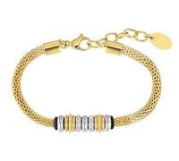 S. Oliver Damen Edelstahl Armband IP gold 2036836
