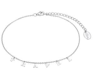 s.Oliver Damen Fußkettchen 2032131 Travel Silber