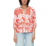 s.Oliver Damen Gemusterte Bluse aus Viskose Bluse 3/4 Arm