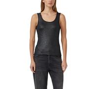 s.Oliver Damen Geripptes Tanktop mit Metallic-Effekt Tanktop gerippt mit Metallic Effekt