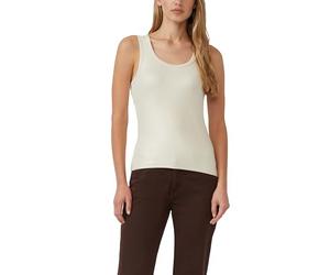 s.Oliver Damen Geripptes Tanktop mit Metallic-Effekt Tanktop gerippt mit Metallic Effekt