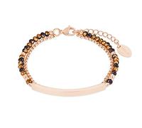 s.Oliver Damen-Gliederarmbänder Edelstahl Glas 2022745