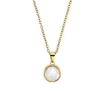 s.Oliver Kette mit Anhänger Damen gold, 45