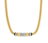 s.Oliver Damen Halskette 2036834 Edelstahl gold IP Zirkonia