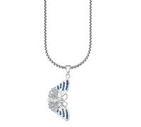 s.Oliver Damen Halskette 925 Sterling Silber 45 cm Mehrfarbig 441322