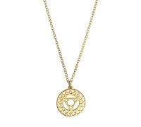 s.Oliver Damen Halskette mit Anhänger - Gold - 2034182