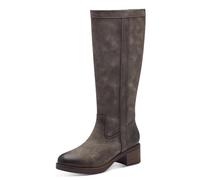 Stiefel mit Blockabsatz in Leder-Optik 38 braun 6009440.314.38