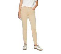 Gewaschene Hose im Slim Fit aus Baumwollsatin 36 braun 2161597.8404.36