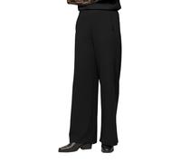 s.Oliver Damen Hose - High Rise, Wide Leg, Elastikbund