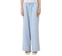 Seersuckerhose mit Wide Leg 38/30 blau|weiß 2180379.54G0.38_30