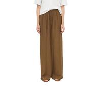 s.Oliver Damen Hose - Wide Leg, High Rise, Viskosemix, strukturiert