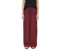 s.Oliver Damen Hose - Wide Leg, High Rise, Viskosemix, strukturiert