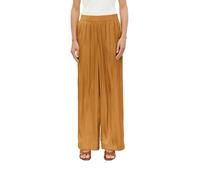 s.Oliver Damen Hose - Wide Leg, Satin, glänzend, High Rise, Elastikbund - Für Party & Festliche Anlässe