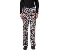 Wide-Leg-Hose aus Scuba mit Logo-Gummibund 34/REG beige|schwarz 2165453.93A1.34_REG