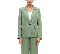 s.Oliver Damen Indoor-Blazer Leinen antailliert Reverskragen Größe 44