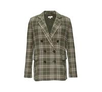 s.Oliver Damen Indoor-Blazer - Tweed, kariert, Reverskragen