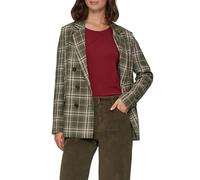 s.Oliver Damen Indoor-Blazer - Tweed, kariert, Reverskragen
