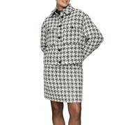 s.Oliver Damen Indoor-Jacke - Bouclé, kariert, Relaxed Fit