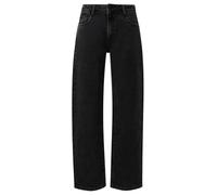 s.Oliver Damen Jeans - Barrel Fit, Mid Rise, Denim mit Used-Effekt, leicht elastisch