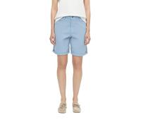Bermudas S.OLIVER, Damen, Gr. 42, N-Gr, blau (coastal blau), Denim/Jeans, Obermaterial: 98% Baumwolle, 2% Elasthan, unifarben, normal knielang, Hosen Bermudas, Jeans-Sommershorts mit Stretch (60256308