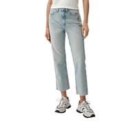 s.Oliver Damen Jeans-hose 7/8, Jeans Hose 7 8 Karolin Straight Leg, Blau, 36 EU