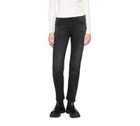s.Oliver Damen Jeans Hose, Karoling Straight Leg Jeans Karolin/Regular Fit/Mid Rise/Straight Leg/mit Schmucksteinen