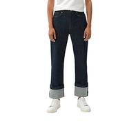 s.Oliver Damen Jeans, Jeans Karolin Cropped sTürkeiaight Leg, Tiefblau, 46W / 34L EU