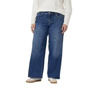 s.Oliver Jeanshose Relaxed Fit Mid Rise Wide Leg Blau Größe 48