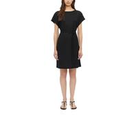 Strukturiertes Jersey-Kleid im Relaxed Fit 36 schwarz 2182252.9999.36
