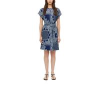 Strukturiertes Jersey-Kleid im Relaxed Fit 44 blau 2182252.57A1.44