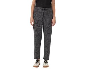 s.Oliver Damen Joggpant 7/8 Relaxed-fit Hose mit Reißverschlusstaschen und All-Over-Print