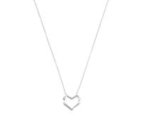 s.Oliver Collier Damen 925er Silber Herz Zirkonia, 45