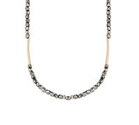 s.Oliver Damen-Kette mit Anhänger 120+5 cm IP Rose Edelstahl Glas silber 125 cm 2015132