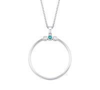 s.Oliver Halskette 2024295 Zirkonia türkis Silber 925