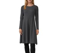 s.Oliver Damen Kleid - Feinstrick, Midi, ausgestellter Saum