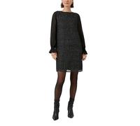 s.Oliver Langarm-Kleid aus Spitze mit Glitzergarn Grau Größe 42