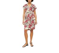 Leinenmix-Kleid mit Eingrifftaschen 46 pink|mehrfarbig 2179143.42A0.46