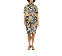 Strukturiertes Hemdblusenkleid 38 gelb|mehrfarbig 2179224.84A0.38