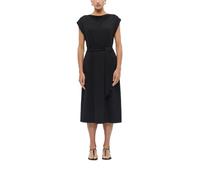 s.Oliver Damen Kleid - Regular Fit, Interlockjersey, Wasserfall-Ausschnitt