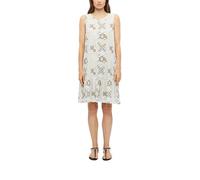 Jersey-Kleid im Relaxed Fit mit Rücken-Detail 36 creme|mehrfarbig|braun 2178701.89A4.36