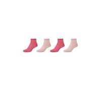 4er Pack s.Oliver Originals Organic Mesh Ankle Socken Damen 4220 - peachskin 35-38