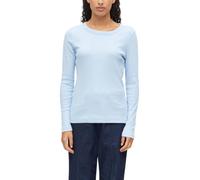 s.Oliver Damen Langarmshirt - Slim Fit, Jersey, Stickerei